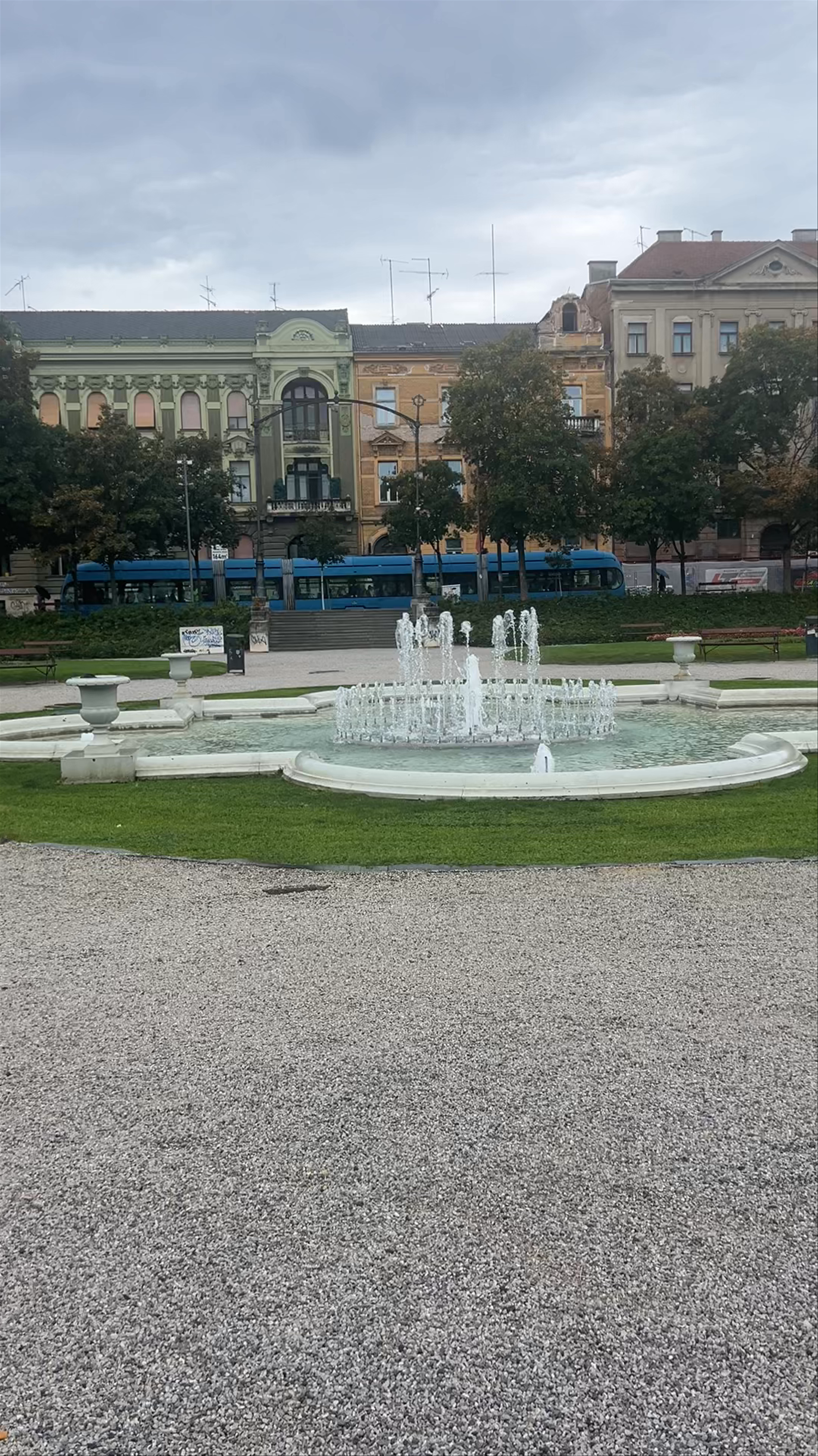 King Tomislav Square Fountain: A Serene Urban Escape in Zagreb