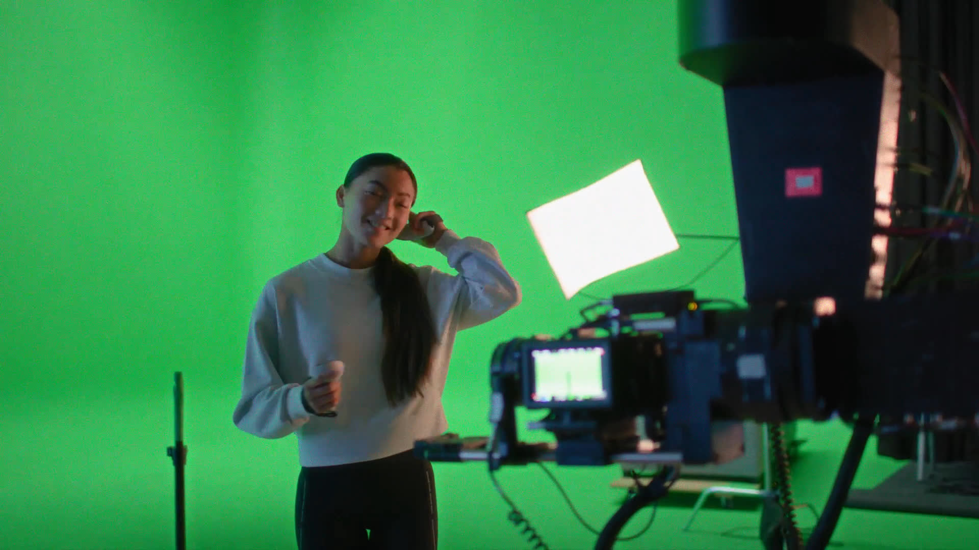 DISC powered by ASICS green-screen production