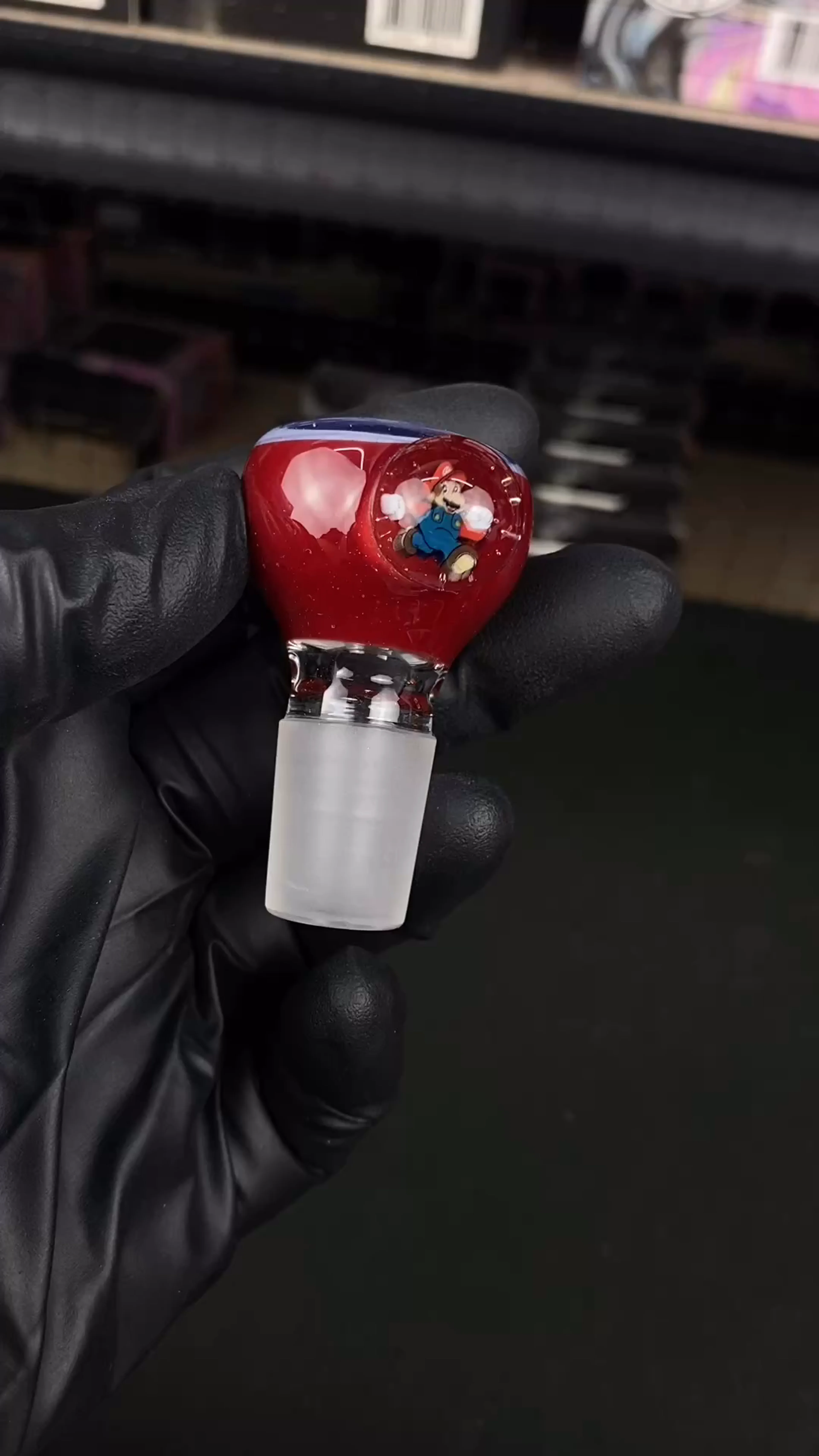 Preview pic of 18mm Single Hole Bowl Slide by Keys Glass