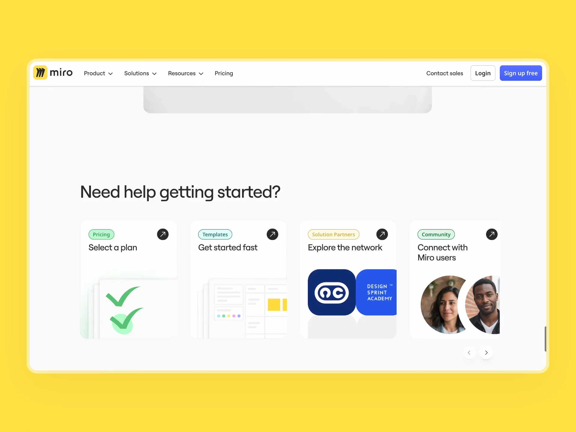 Miro Website