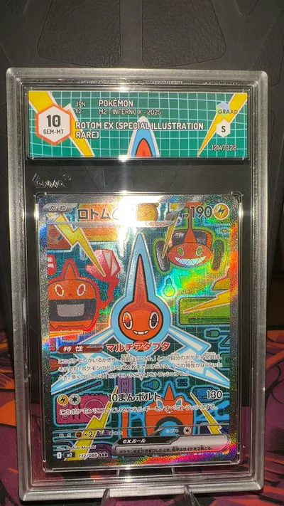 Pokémon Rotom ex 112 [m2] graad 10 