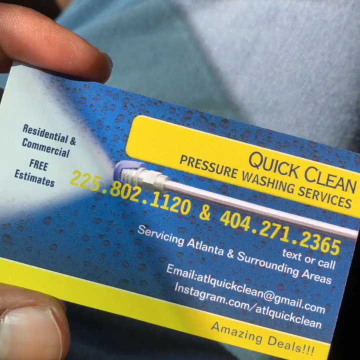 ATLQuickClean Pressure Washing Services - Pressure Washers Near Me
