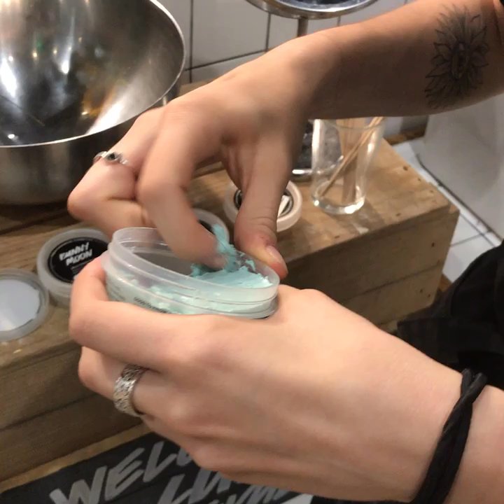 Lush - Ash demonstrated a newest mask!!! - Cosmetics & Beauty Supply Near Me - Bellevue, Washington