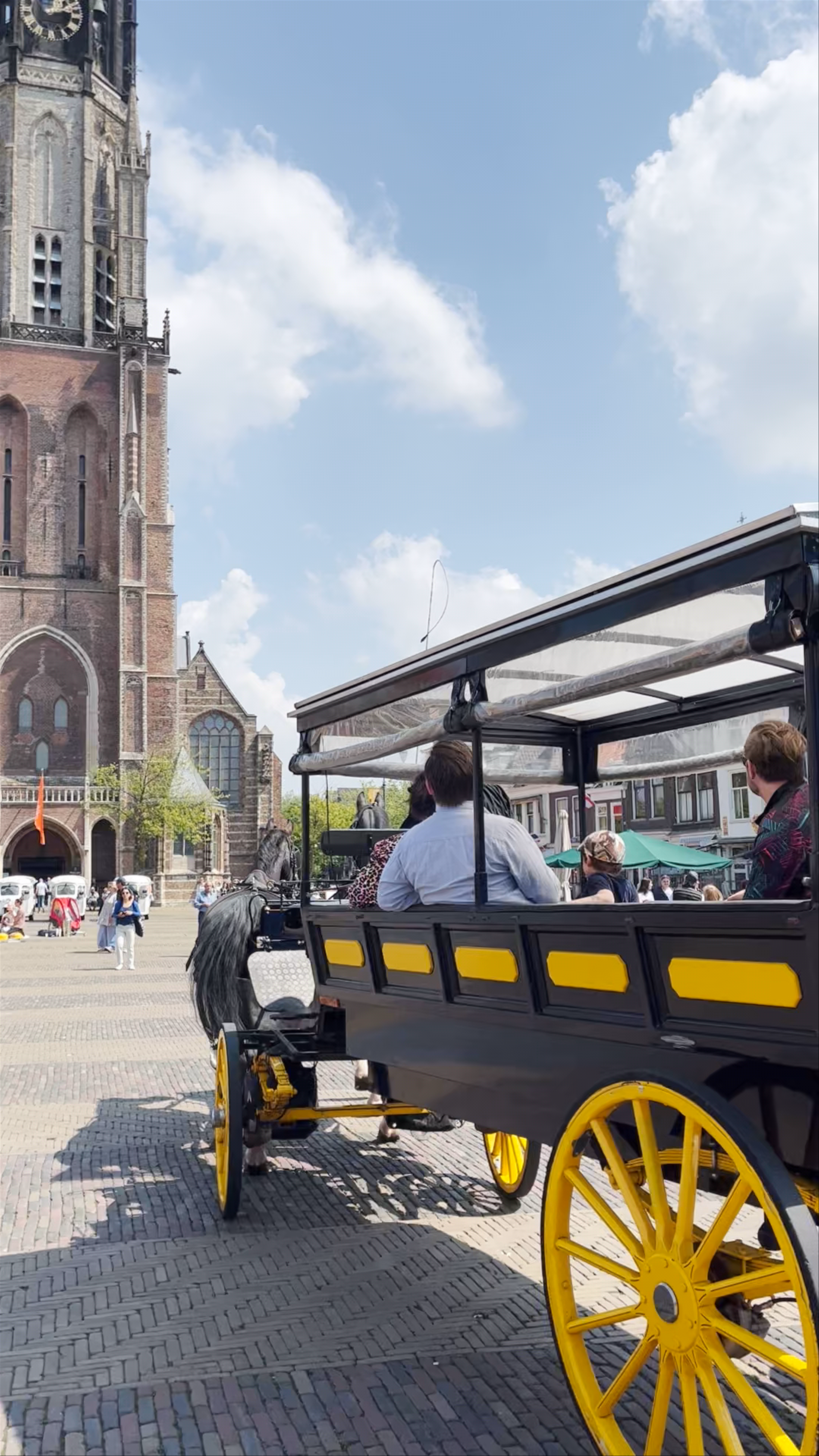 Historic Horse-Drawn Carriage Ride at Delft Town Square