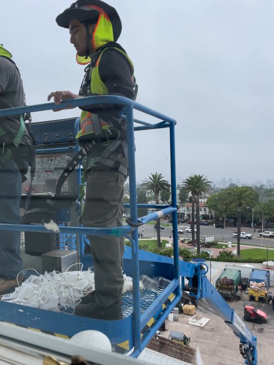 Hotel del Coronado, Curio Collection by Hilton - Construction workers right outside my room early in the morning. - Coronado, CA