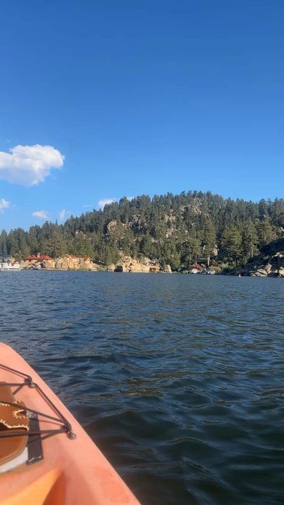 Getboards - beautiful views from the lake on our kayak - Rafting/Kayaking Near Me - Big Bear Lake, California
