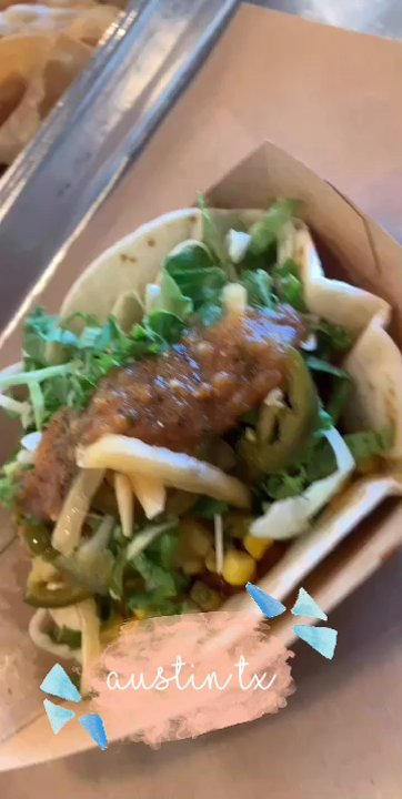 Chi'Lantro - Pork Tacos, quest with beef and kimchi fries - Korean Near Me - Austin, Texas