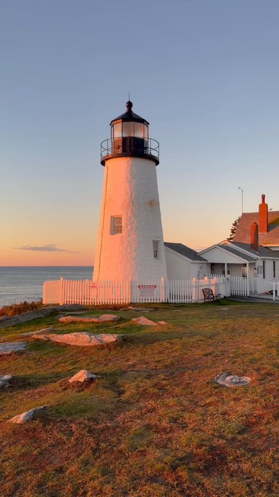 Pemaquid Point Lighthouse - 10/24/25 Sunrise - Landmarks & Historical Buildings Near Me - Bristol, Maine
