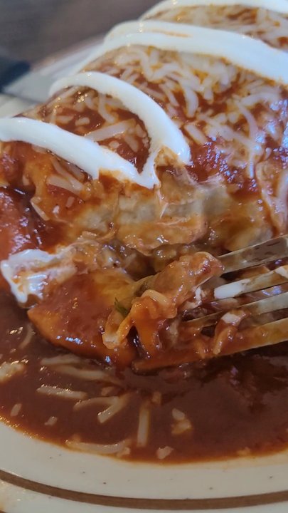 Mi Pueblo Cafe - This is the biggest burrito i have ever seen! And very good!!! - Waffles Near Me - Oxnard, California