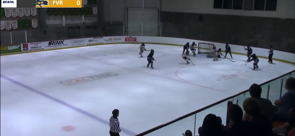 Taelyn Franklin's Shorthanded Goal Ties Game for Fraser Valley Rush in season opener game against Thompson Okanagan Lakers.
