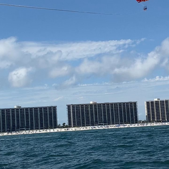Chute Em Up Parasailing - Just me up there enjoying the view - Parasailing Near Me - Orange Beach, Alabama