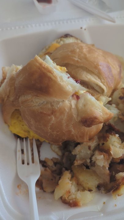 Eppel's Restaurant - Smoked sausage, egg, and cheese on a croissant . - Diners Near Me - Chicago, Illinois