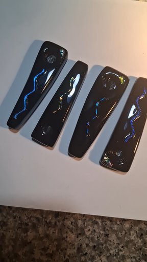 Preview pic of Dichroic Glass Pipes -4pcs
