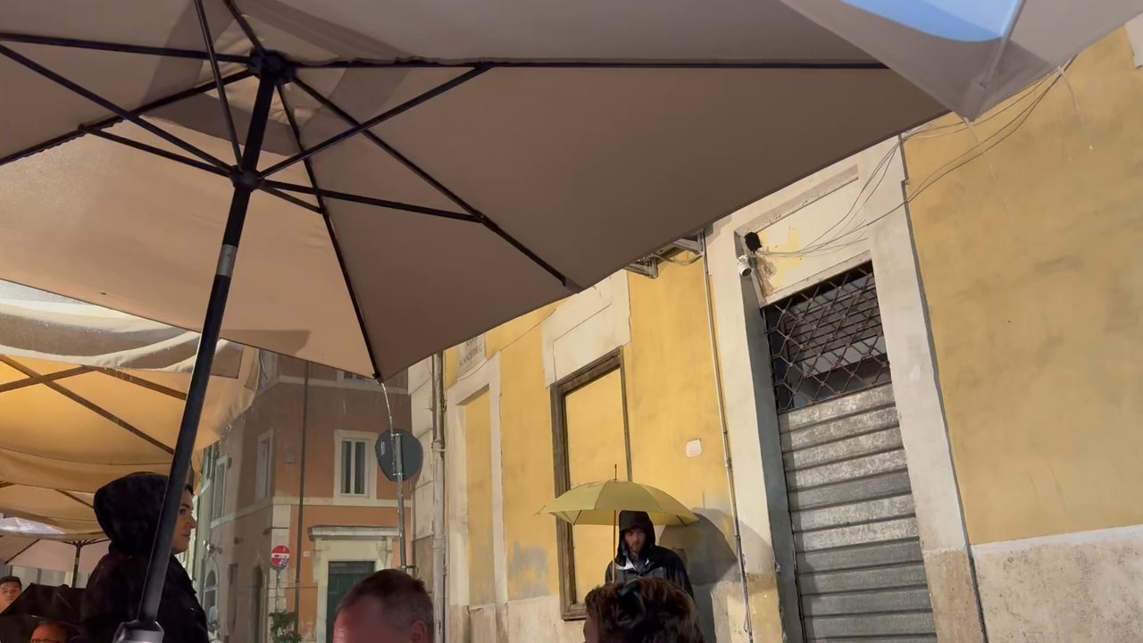 Piccolo Arancio - It rained but yet we still enjoyed a wonderful Sergio dinner w/super attentive staff!! - Roman Near Me - Rome, RM
