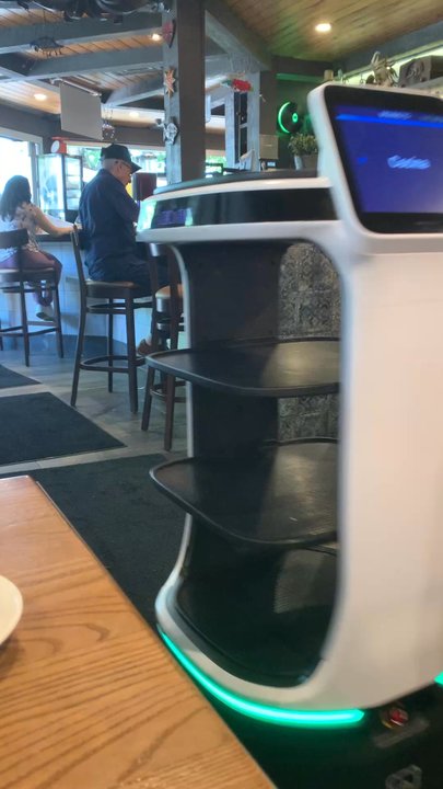 Sergios - They use a robot for food delivery to the table - Cuban Near Me - Miami, Florida