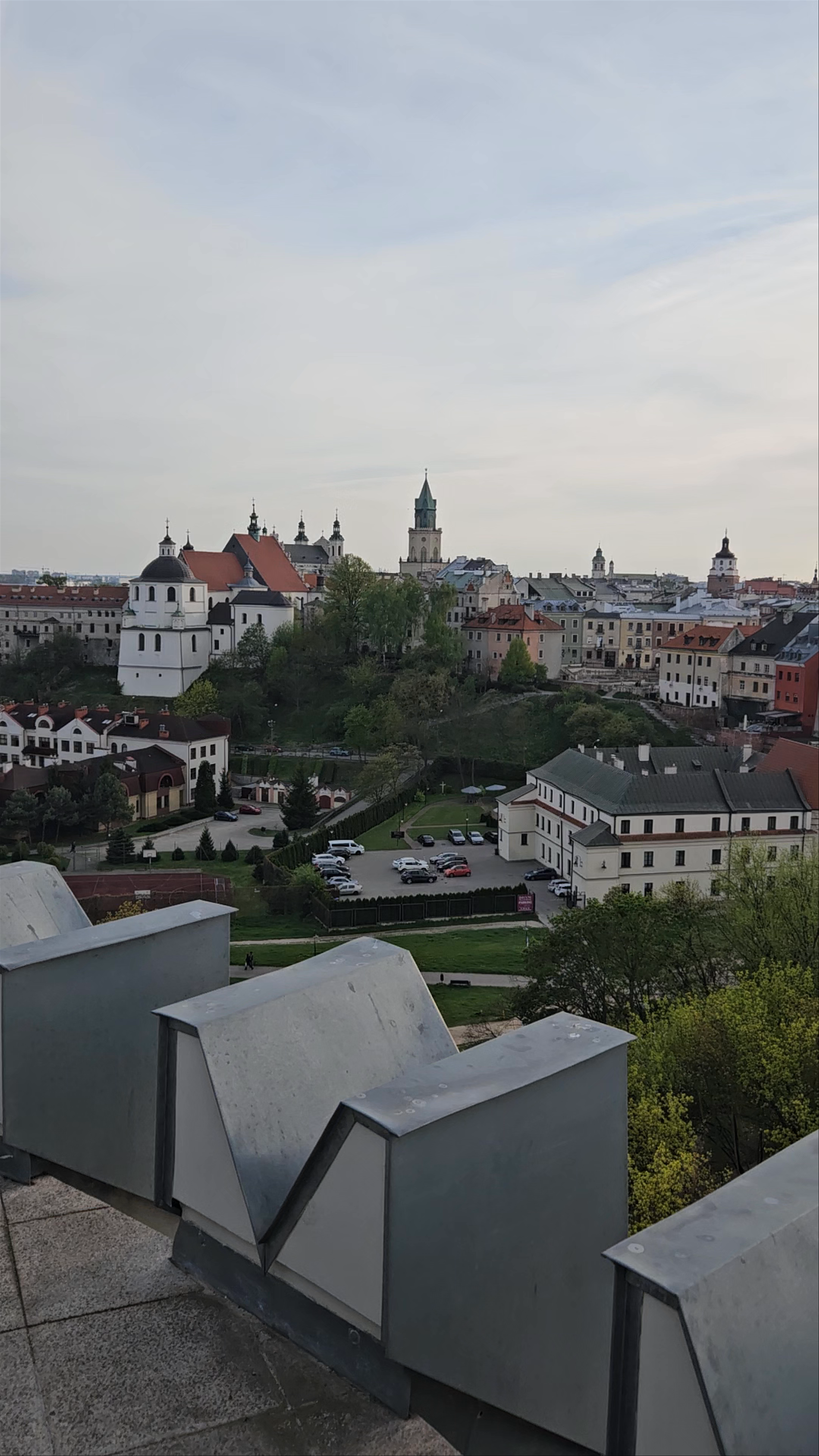Panoramic View of Lublin from Donżon Tower