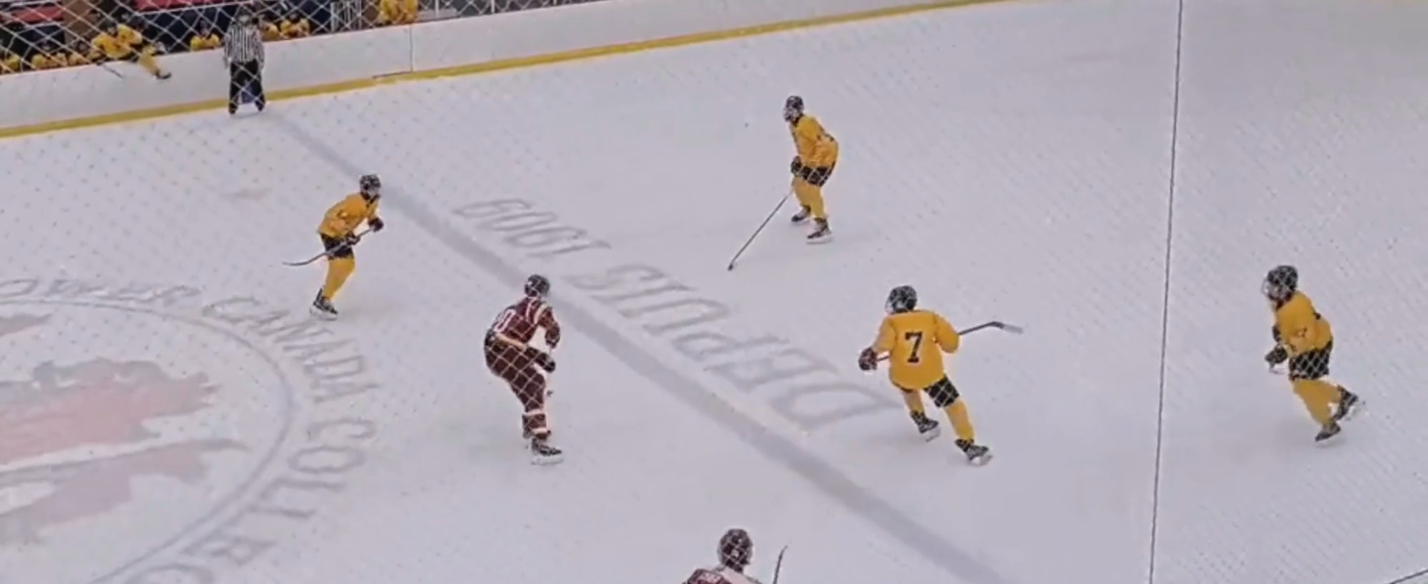 Silvio Muzzo: Unstoppable Offensive Force at Loyola M15 D1, forcing the penalty!