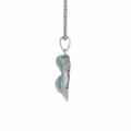 Dolphin Necklace in sterling silver by Marahlago Larimar Jewelry