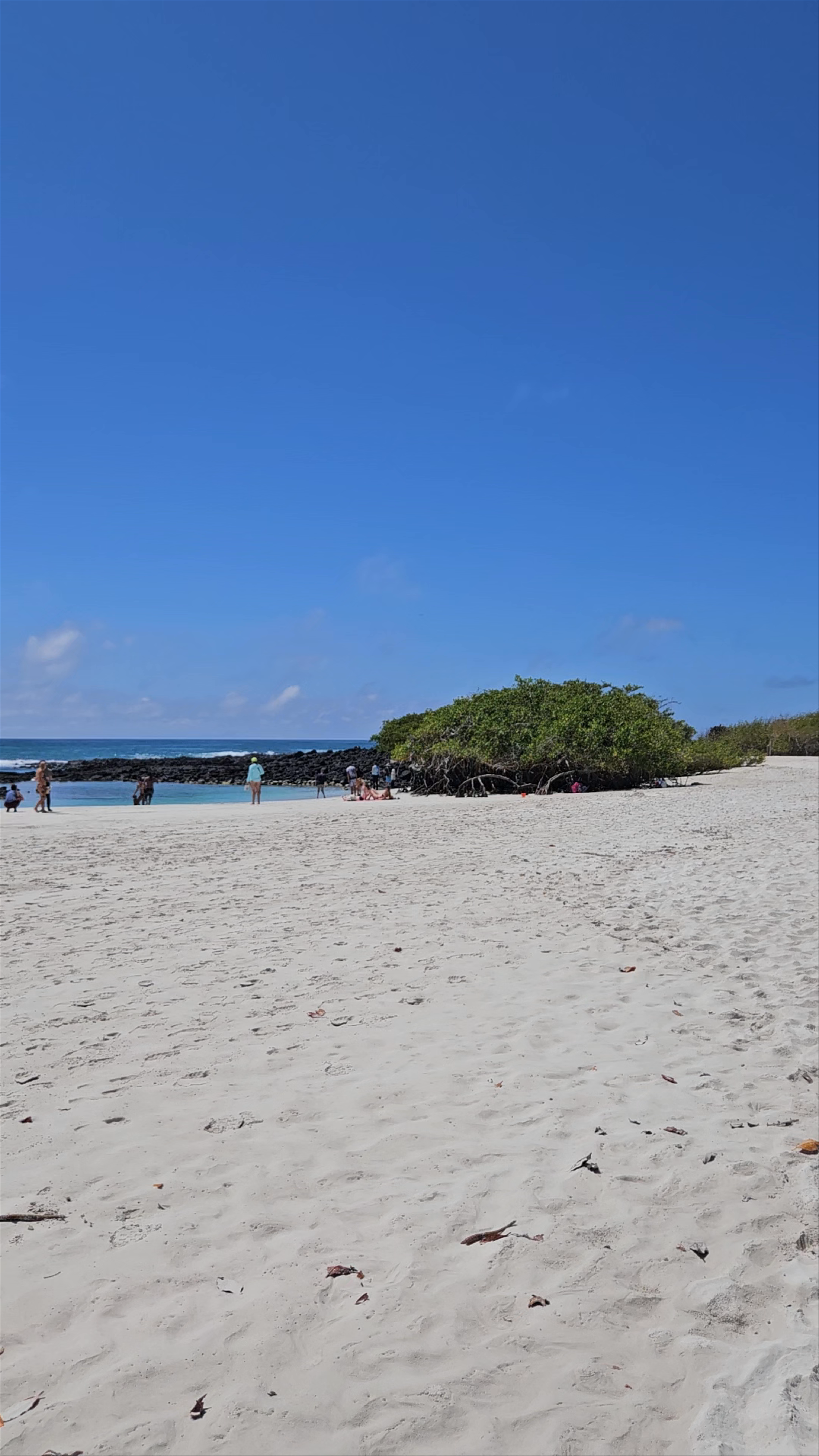 Sun-Kissed White Sands of Playa Peninsula, Ecuador