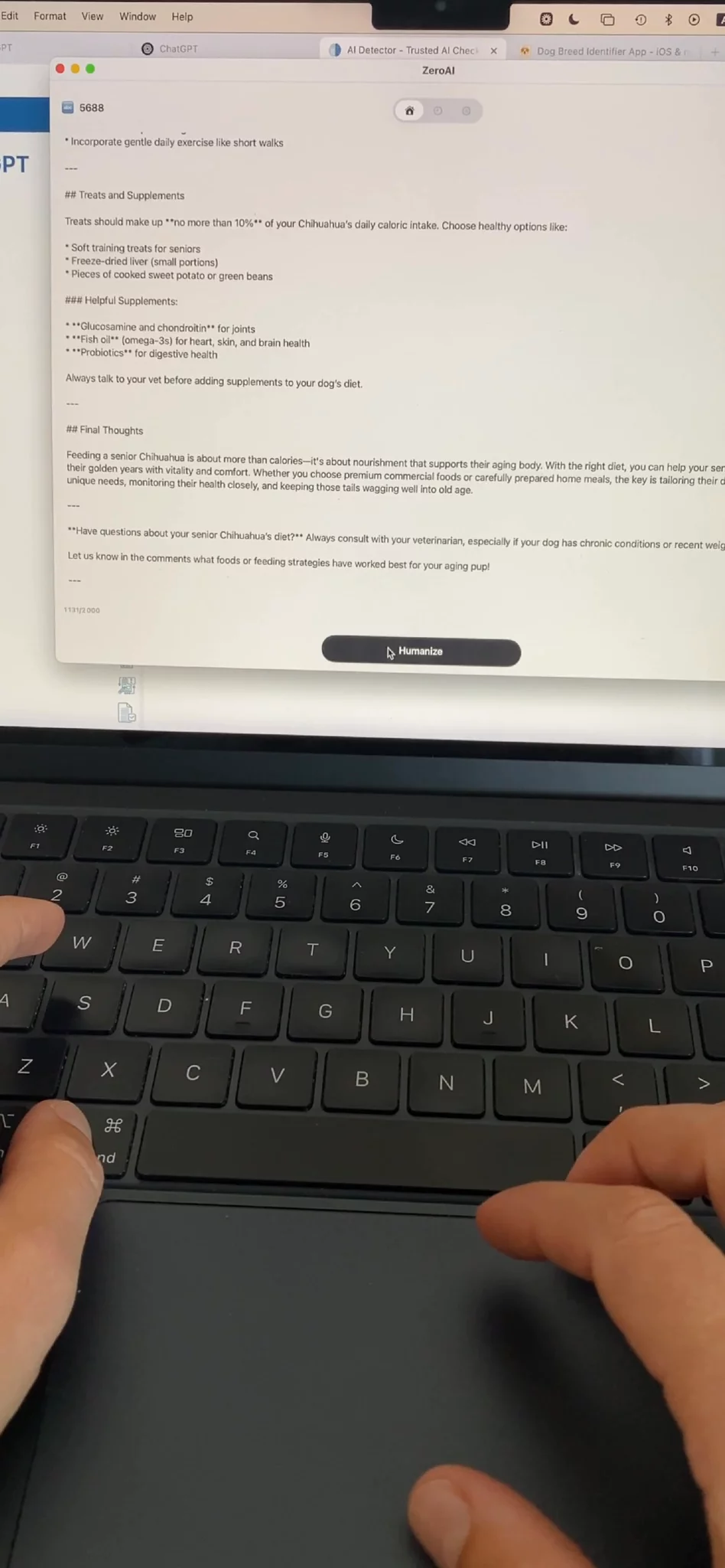 ‎Humanize AI | ZeroAI image 1