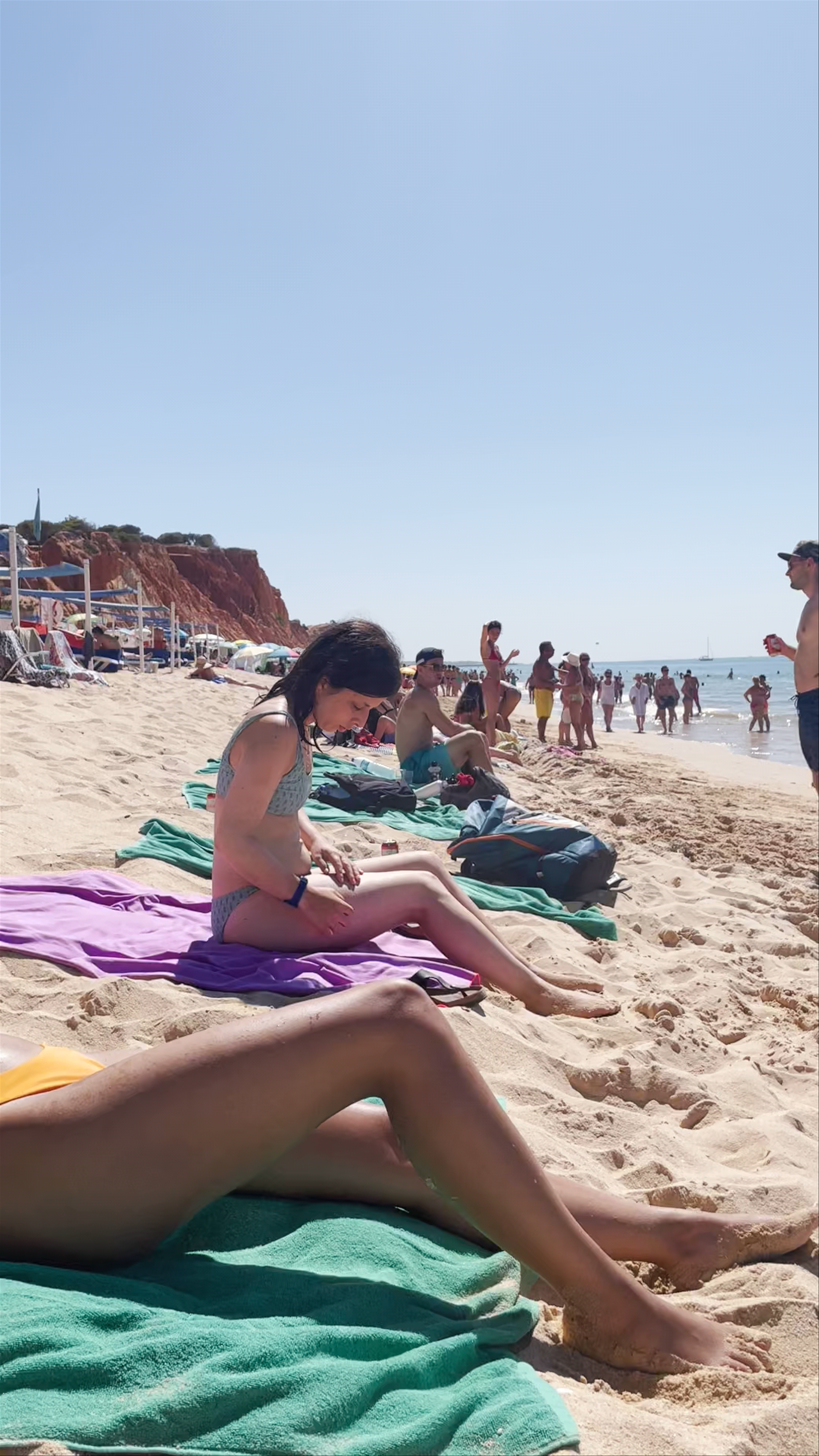 Sunny Beach Day at Algarve, Portugal