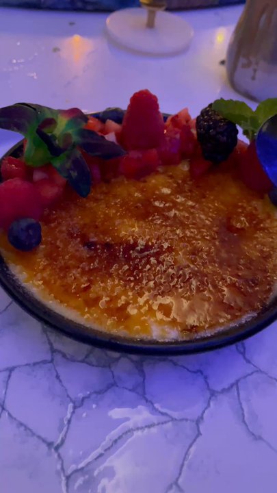 Coa Del Mar - This is the crème brûlée and it was absolutely amazing - Seafood Near Me - Eagle, Idaho