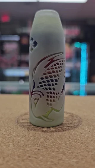 Preview pic of Johnathan Paul Bennet Carved Chillum