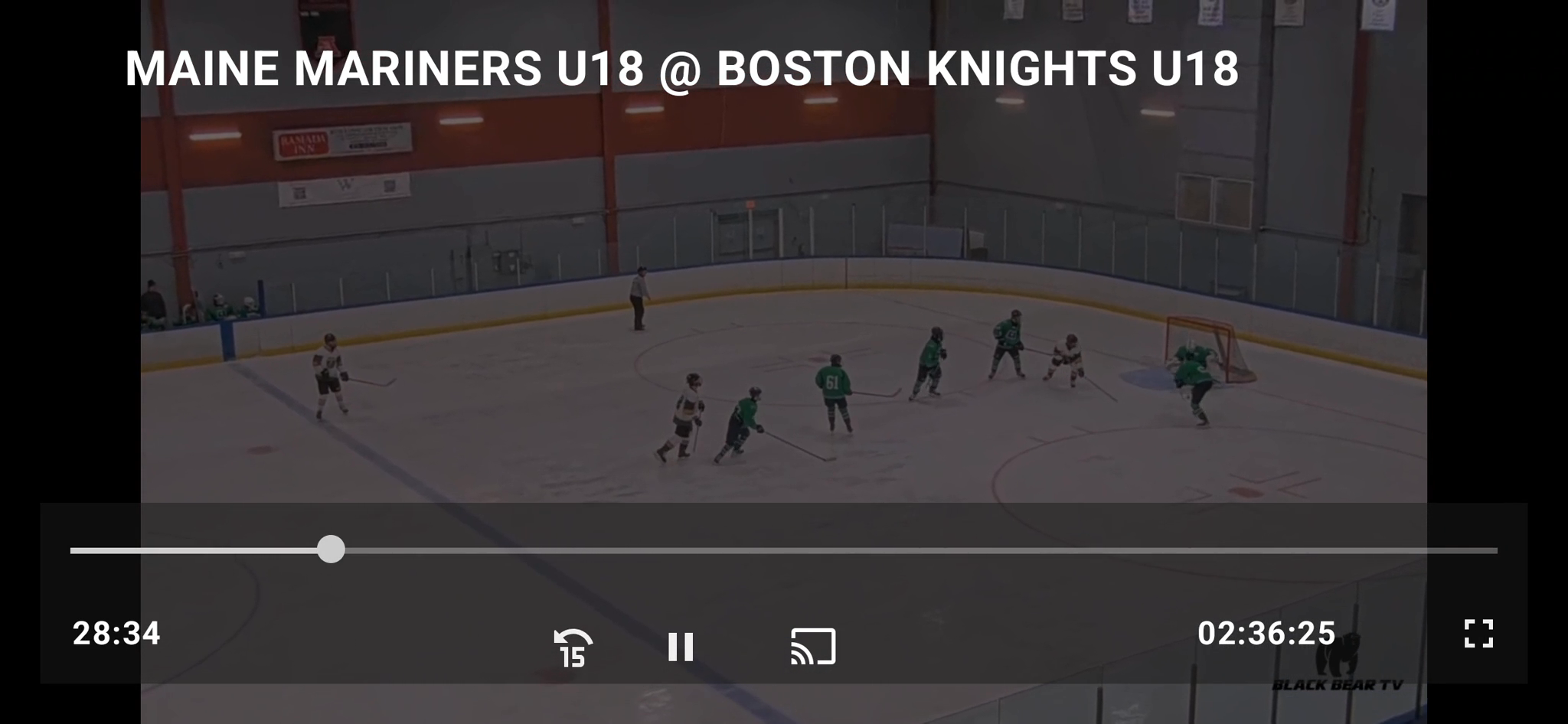 Erlends Bitmanis Scores with Precision | Maine Jr. Mariners Highlights
