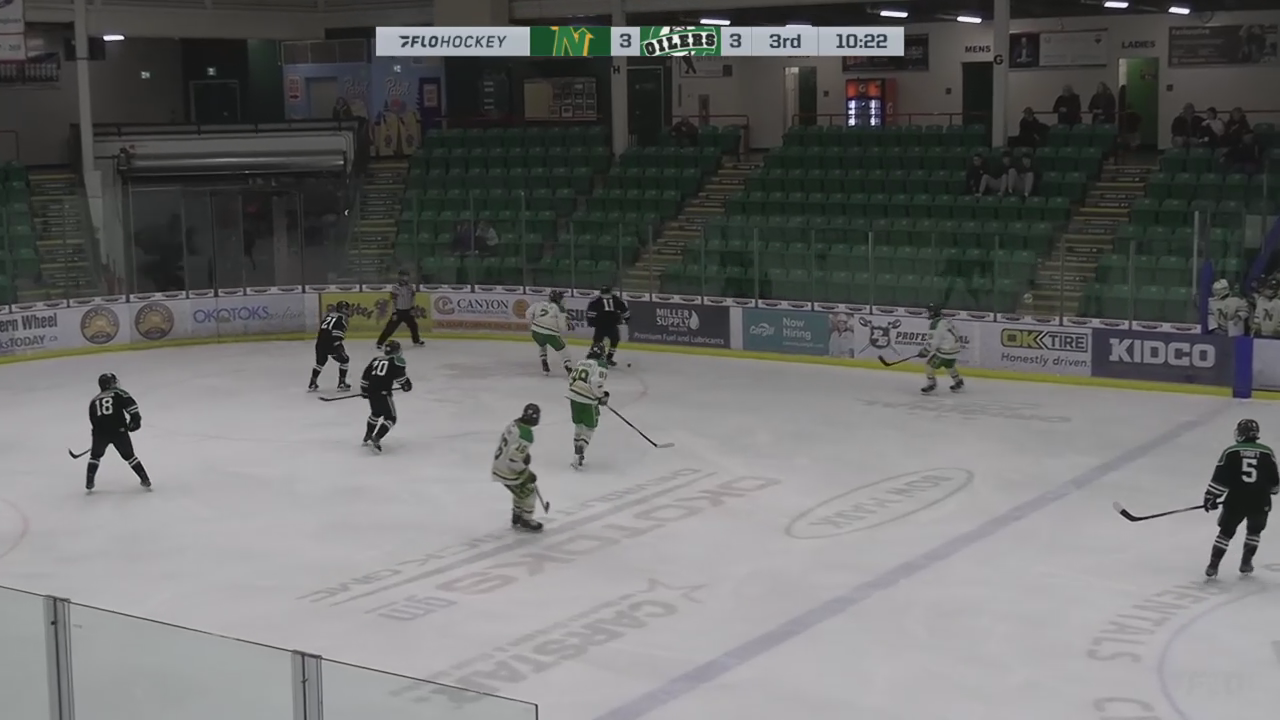 Mason McDougall's Triple Save in playoffs | Calgary Northstars U17 AAA