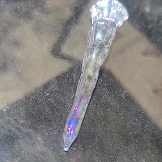 Preview pic of Iridescent Icicle Glass Dabber Poker Dab Tool