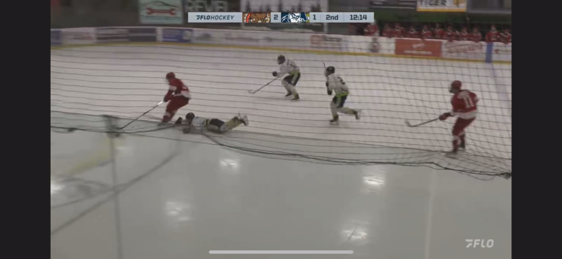 Michael Morascyzk's stunning back check : Breakaway Save Highlight