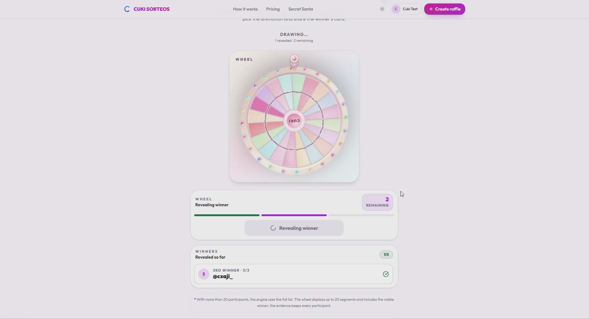 Cuki Sorteos — Plataforma SaaS de sorteos onl image 1