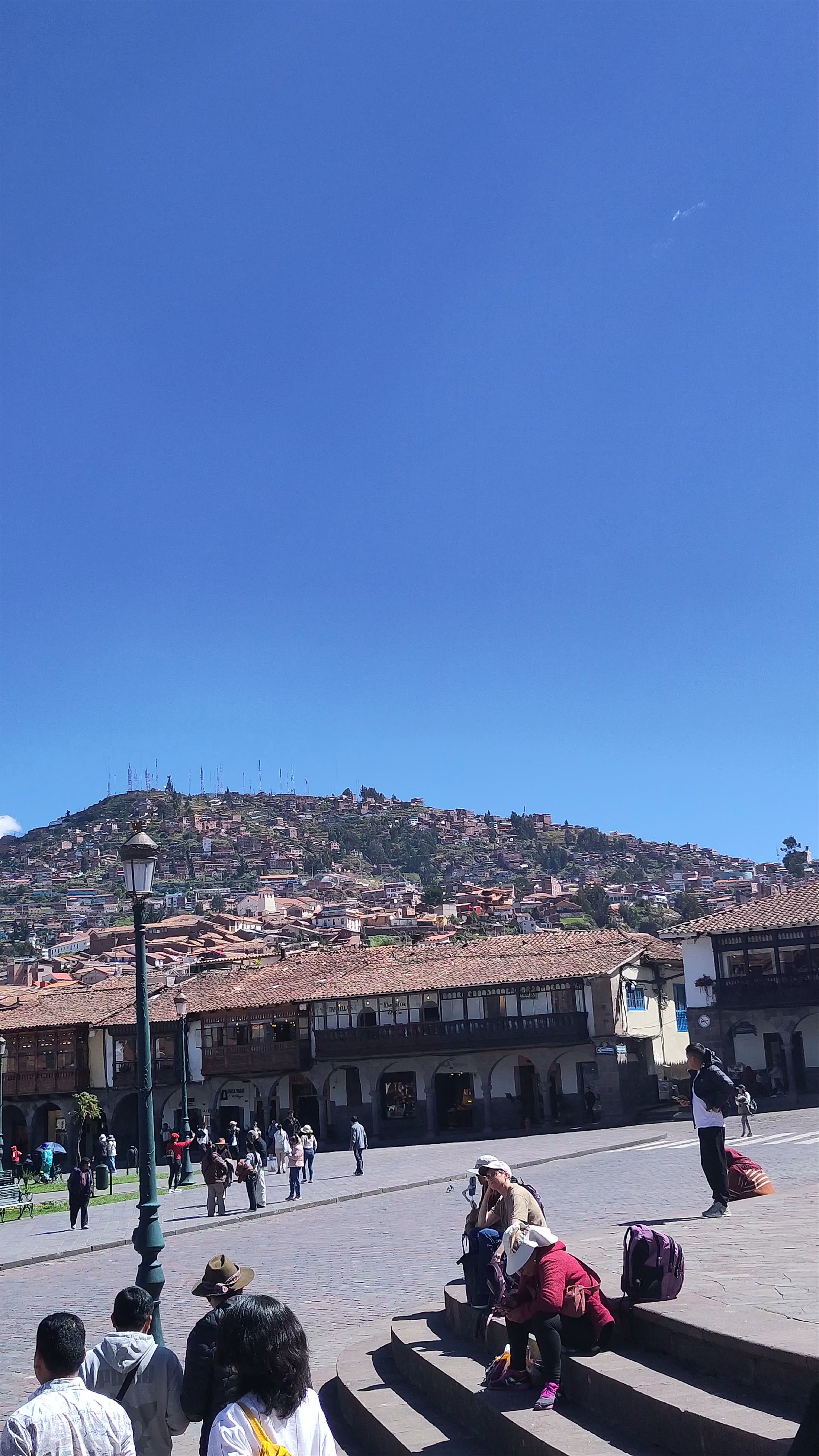 Historic Vibrancy and Majestic Views at Plaza Mayor de Cusco, Peru