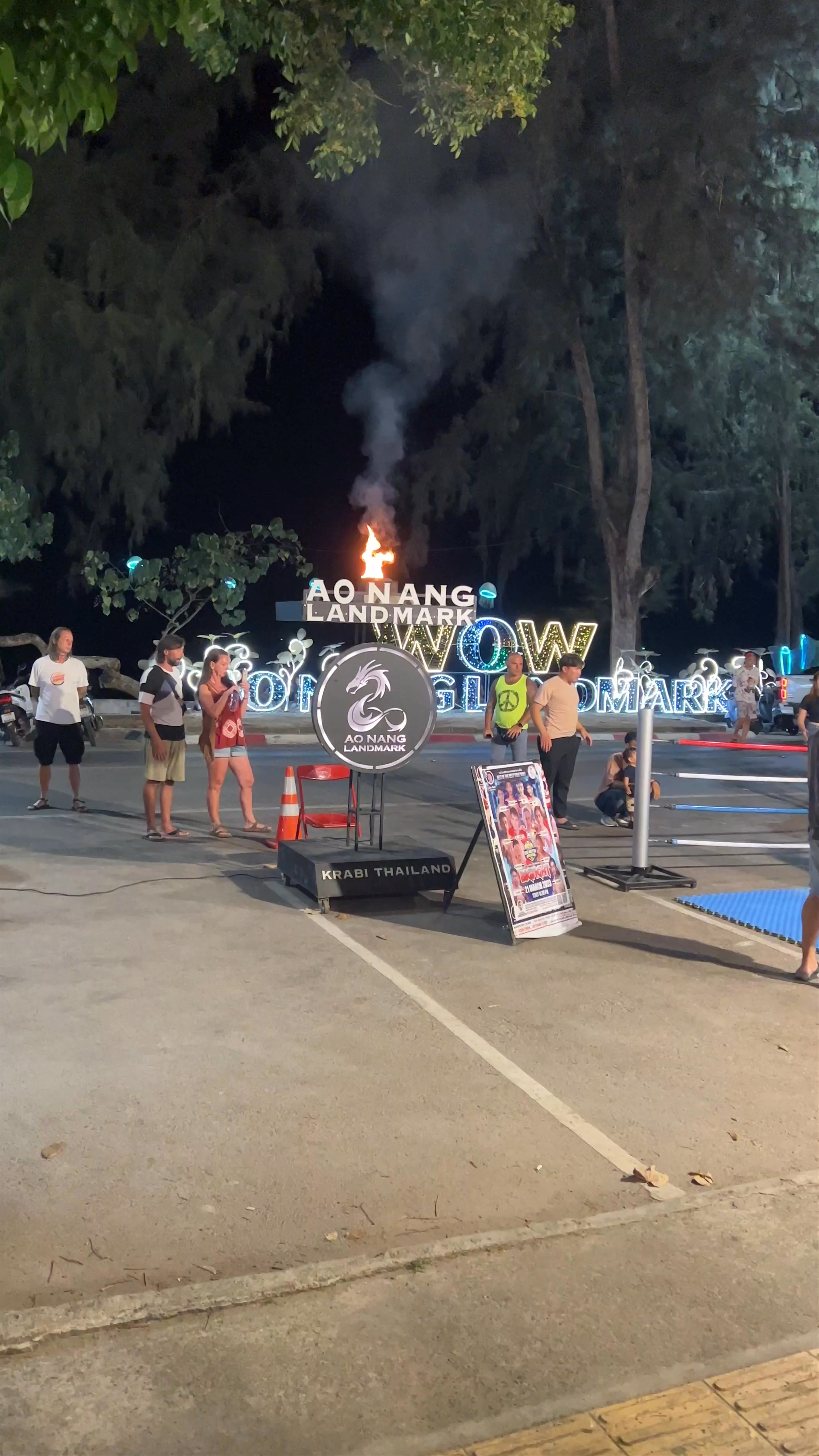 Ao Nang Landmark Night Market: Vibrant Nightlife and Muay Thai Fights in Krabi, Thailand