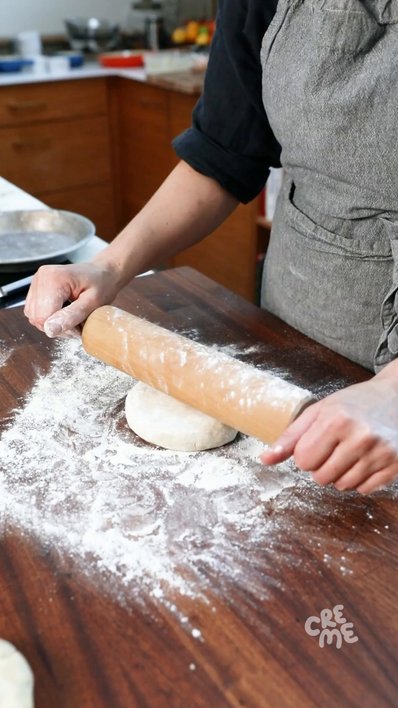 Pie Dough Rolling Out