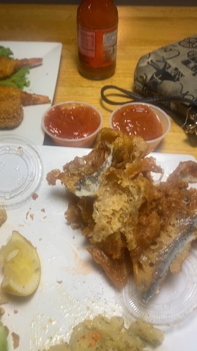 Athens Restaurant - It's jellied cocktail sauce.  Uhmmmmm what's going on? I'm not eating that. - Greek Near Me - Buffalo, New York
