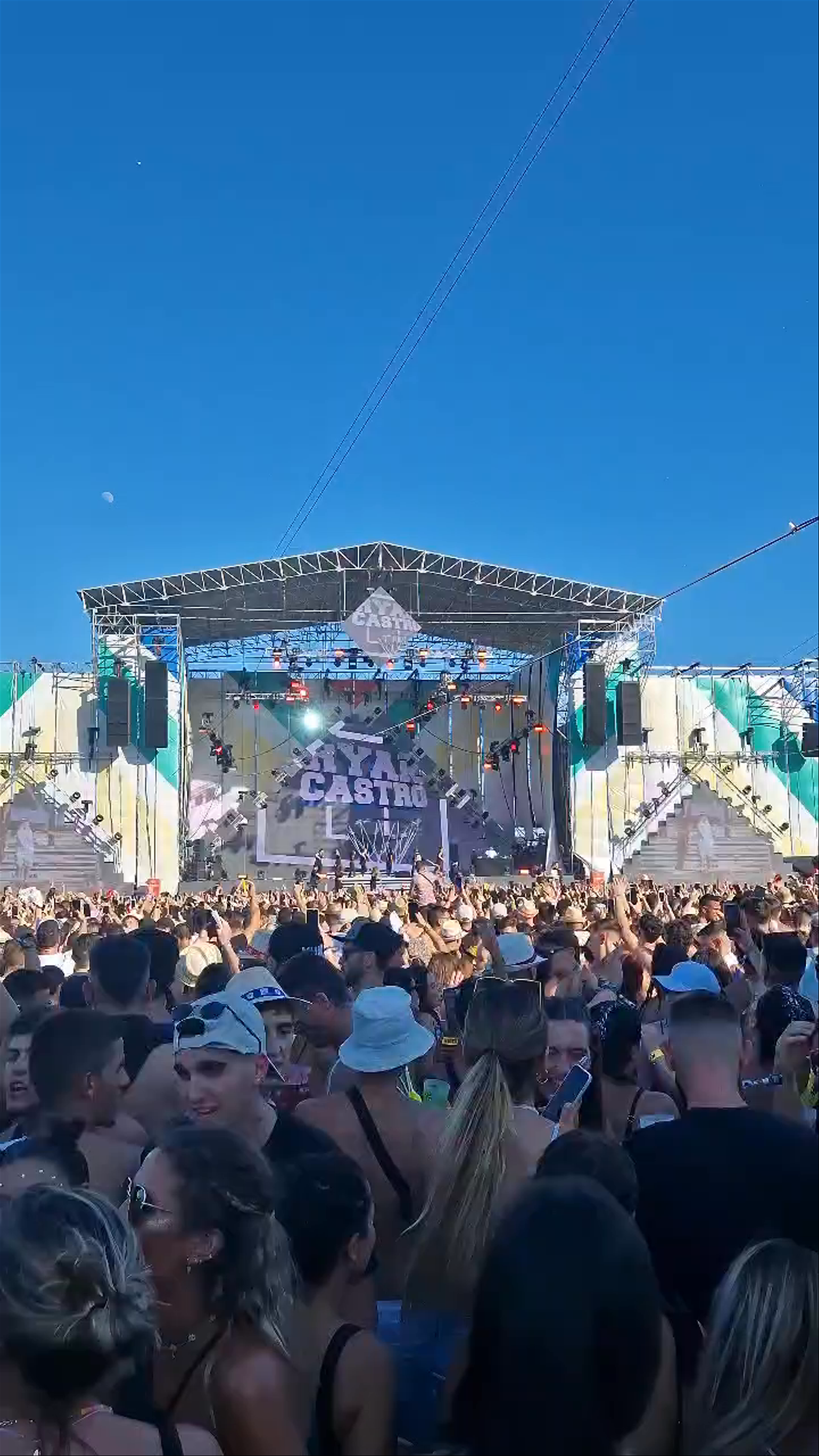 Vibrant Outdoor Music Festival at Campo de Fútbol Guillermo Amor, Benidorm