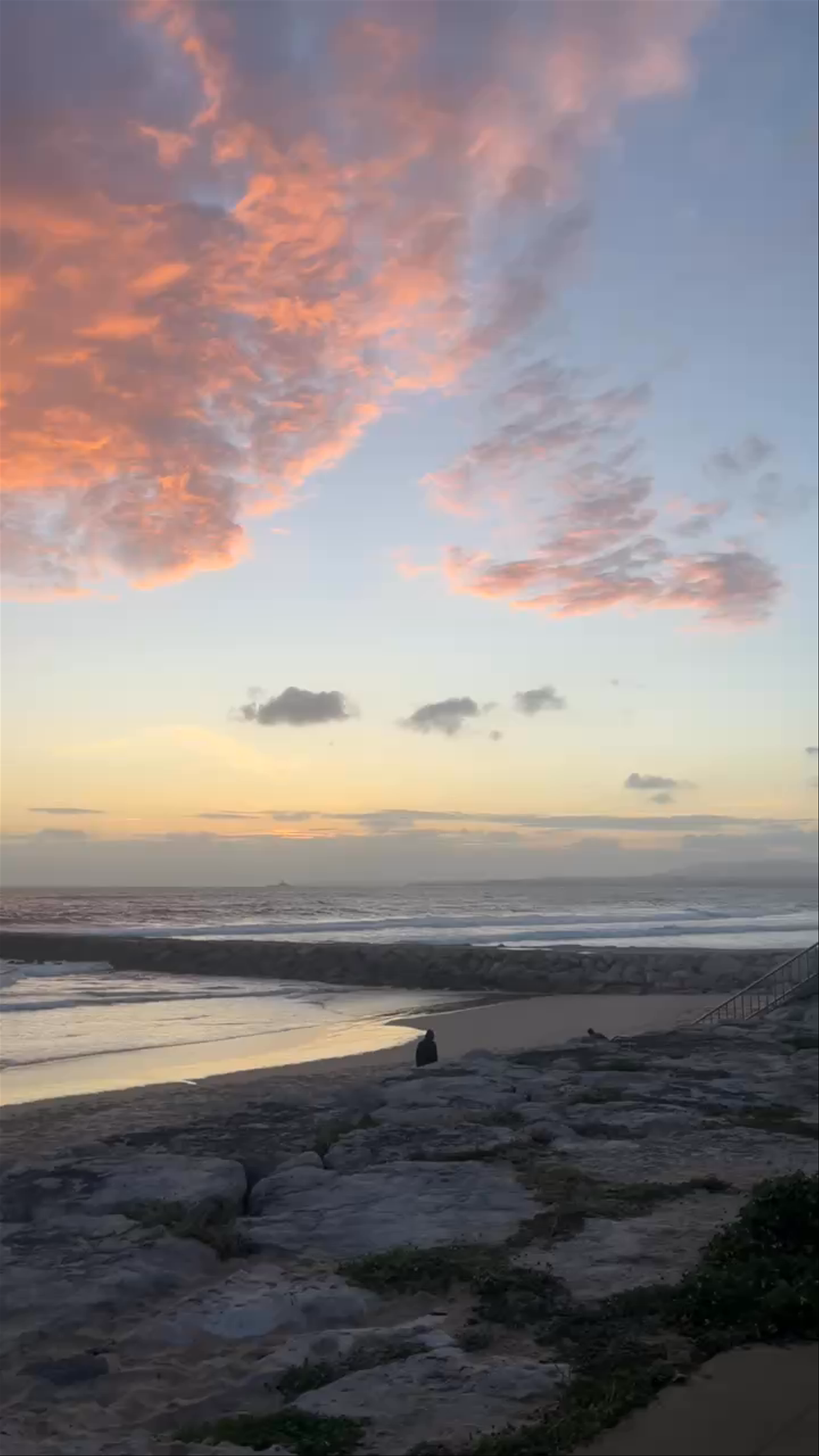 Sunset Serenity at Costa de Caparica Beaches, Portugal