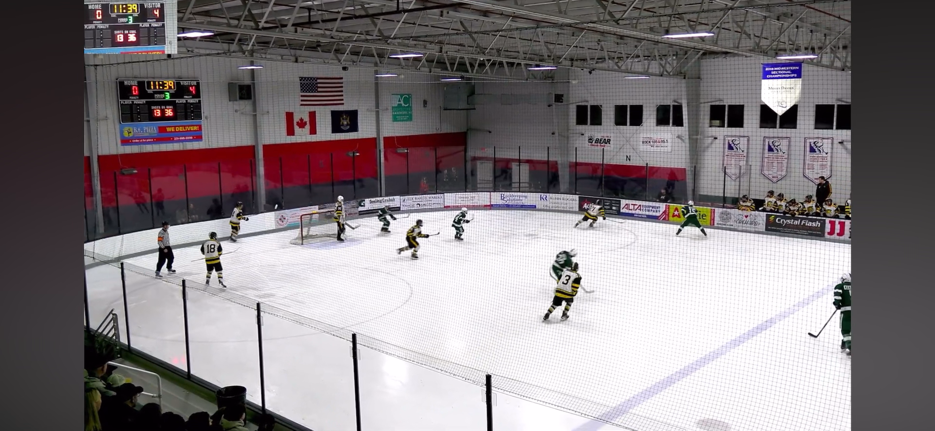 Zander Folgmann's Stellar Highlights | Traverse City Central Hockey