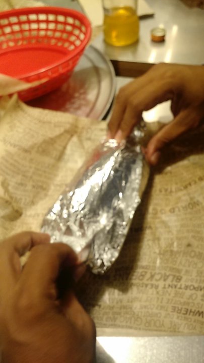 Chipotle Mexican Grill - The way they rapped a burrito  is pretty sloppy - Mexican Near Me - Kennewick, Washington