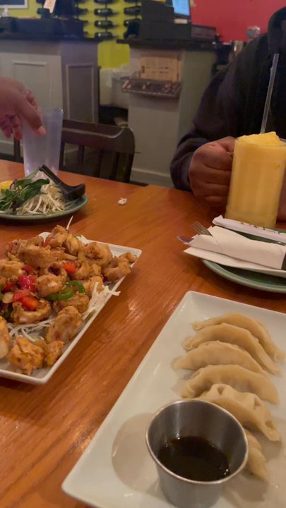 Noodle Barn - Salt & pepper calamari, dumplings, mango smoothie - Noodles Near Me - Jamaica Plain, Massachusetts