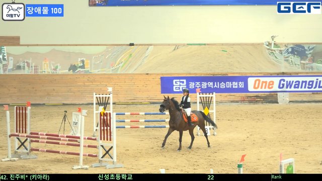 진주비 (키아라 (키아라S)) — 제2회 경기도체육회장배 전국승마대회 兼 제107회 전국체육대회 경기도 대표선수 선발전 (장애물) · 장애물 100cm