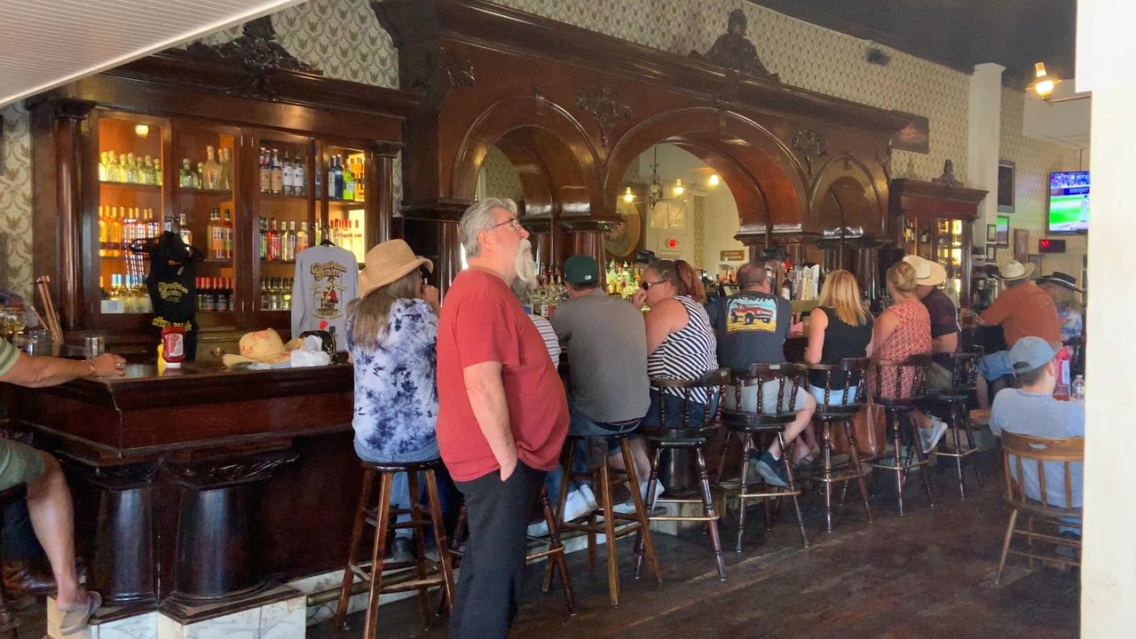 Crystal Palace Saloon - The place was busy as ALL HELL. Very slow service, food took over an hour for a small order. Unimpressive food, not worth the time or money - Bars Near Me - Tombstone, Arizona