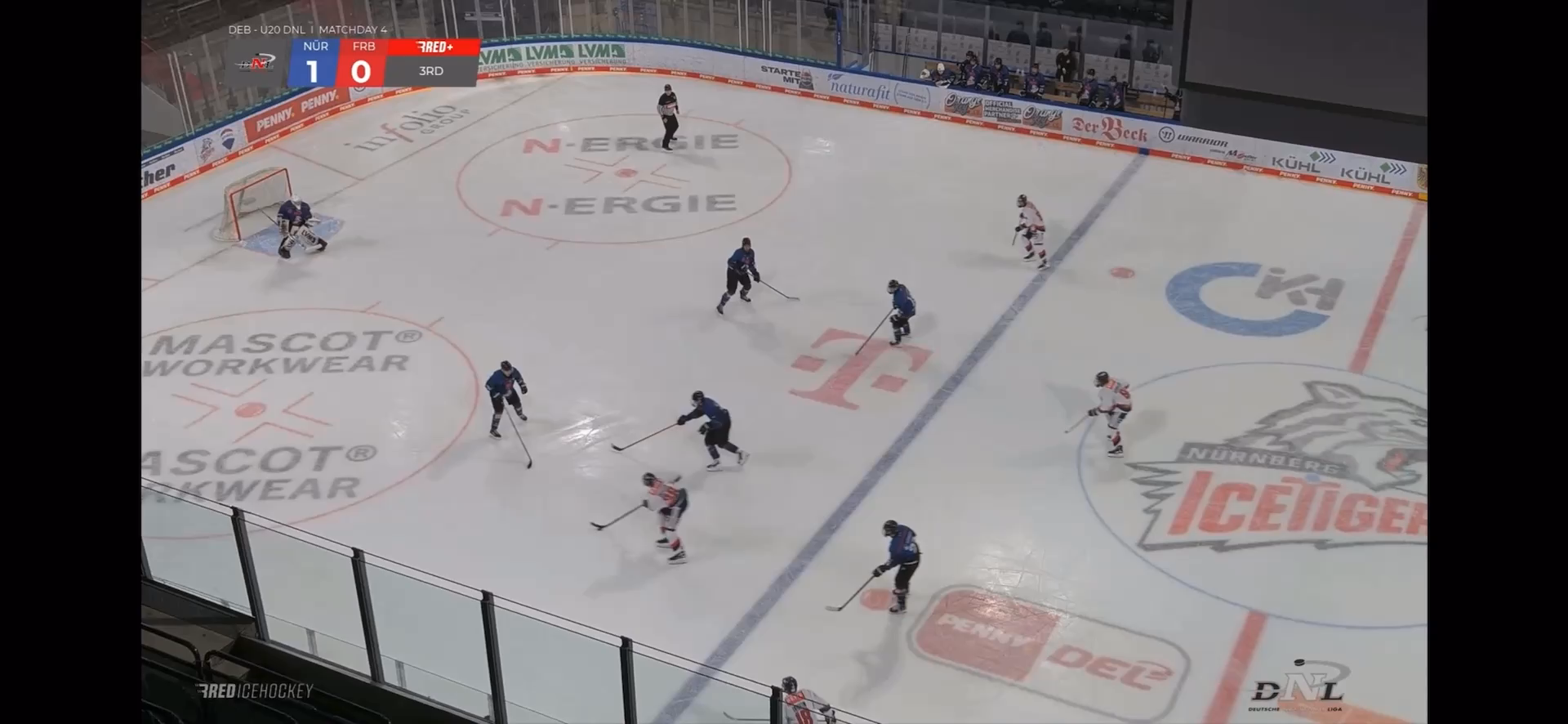 Lano Gaden's Thunderous Hit | EHC 80 Nürnberg U20 Highlights