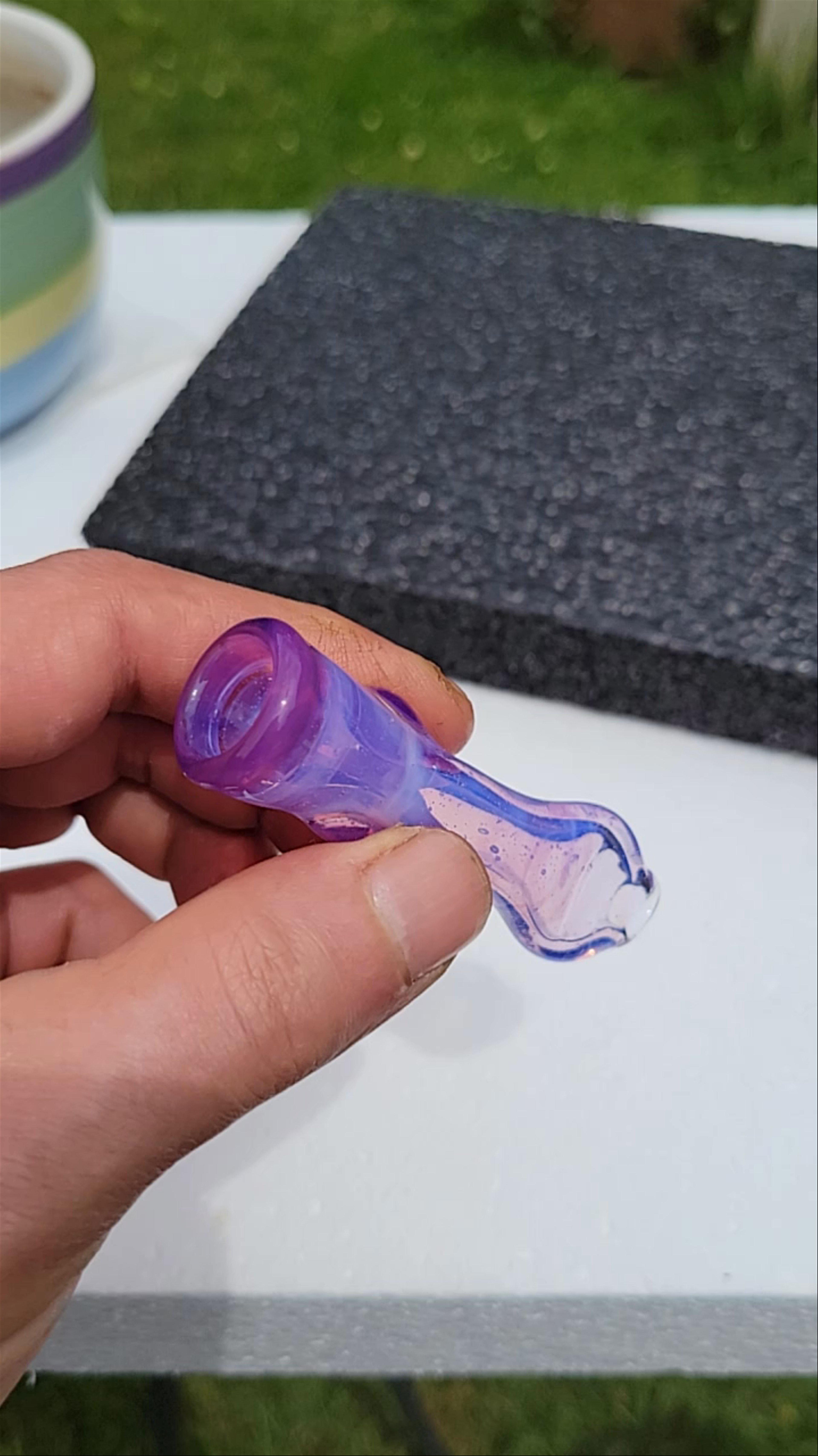 Preview pic of Purple lollipop over ghost and star gazer chillum
