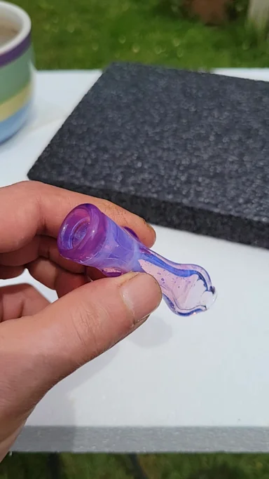 Preview pic of Purple lollipop over ghost and star gazer chillum