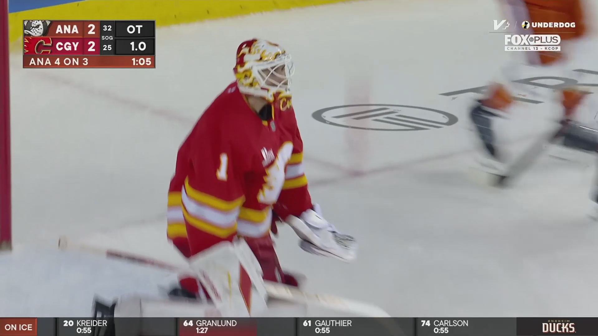 Granlund completes the hat trick with a buzzer-beater in overtime · Mar 26, 2026