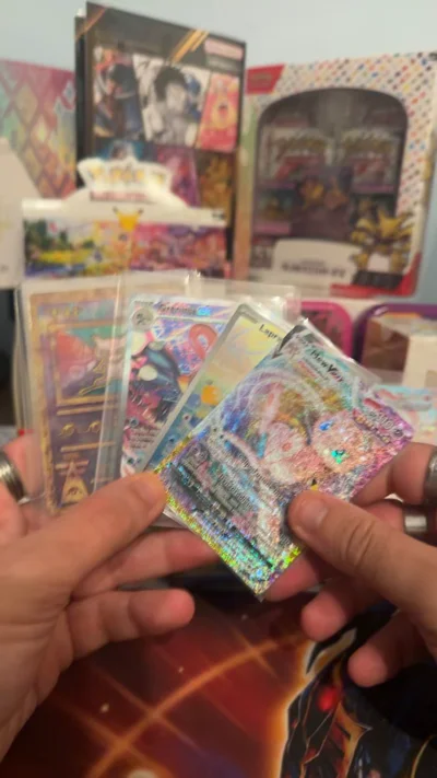 Mew antico + mew vmax + lapras + greninja 