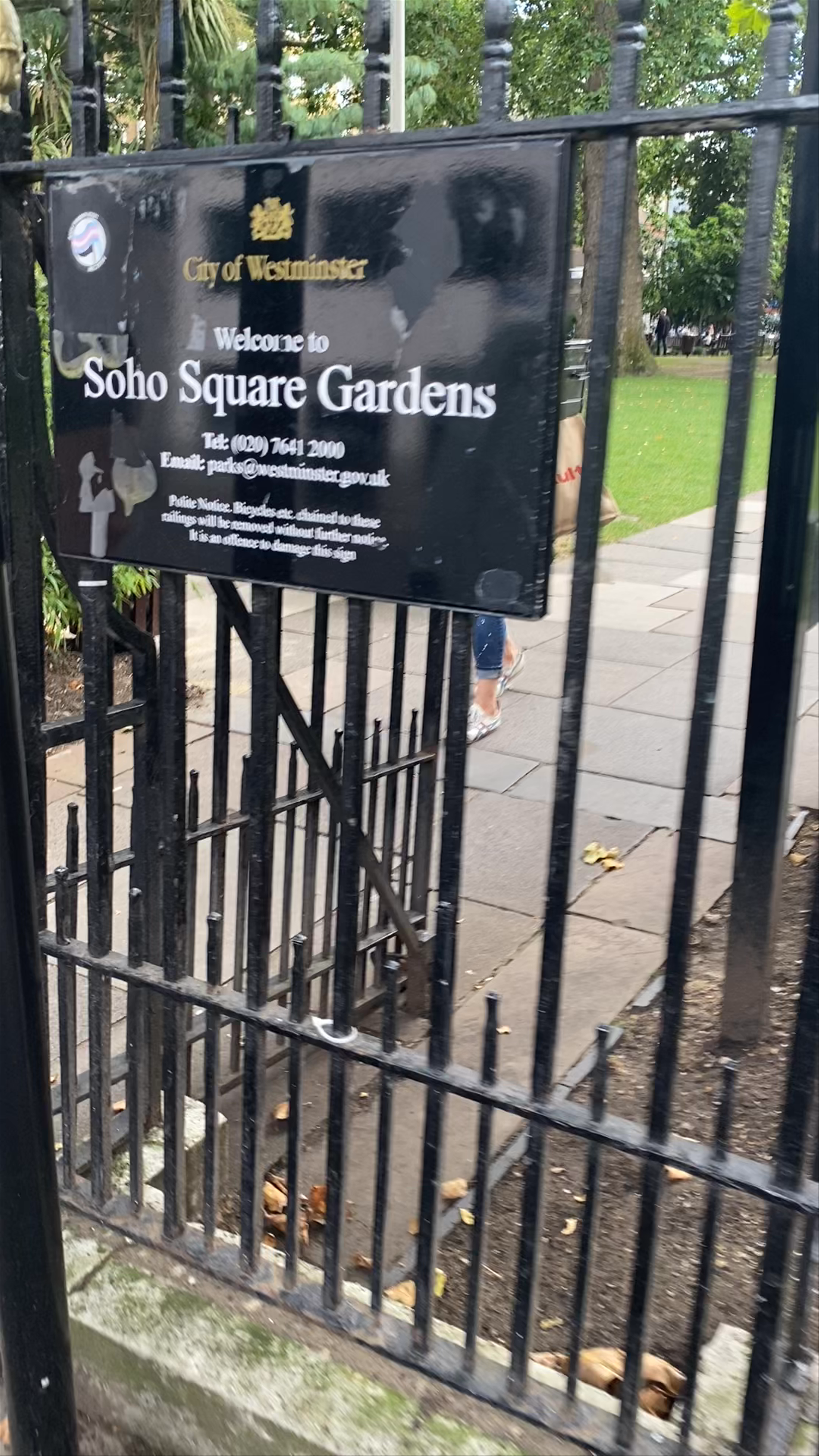 Soho Square Gardens: A Serene Urban Oasis in London