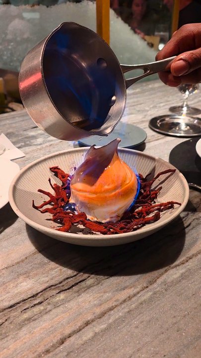 Bludorn - Baked Alaska - New American Near Me - Houston, Texas